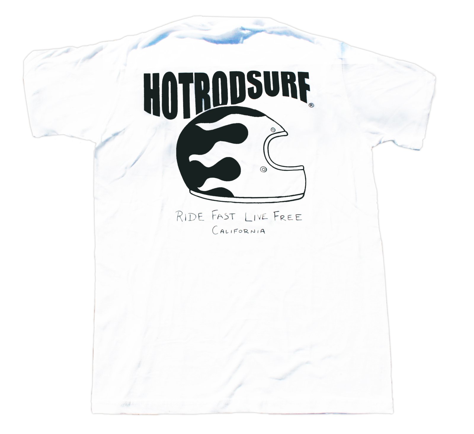 Ride Fast Live Free Tee ~ HOT ROD SURF ~ Hot Rod Surf ® - s/s Shirt